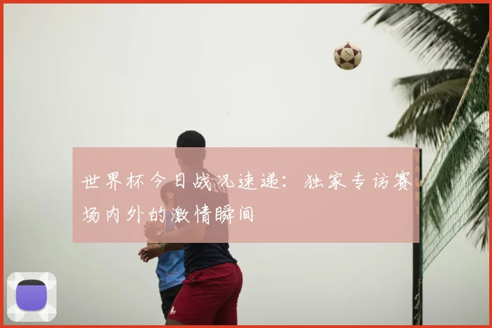 世界杯今日战况速递：独家专访赛场内外的激情瞬间