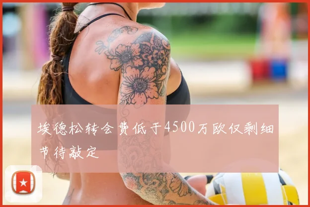埃德松转会费低于4500万欧仅剩细节待敲定