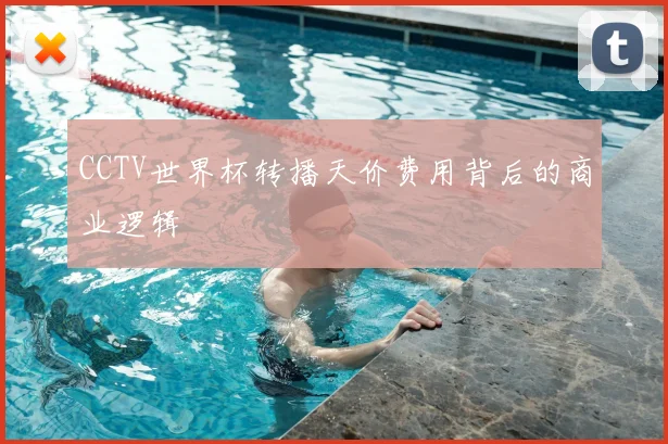 CCTV世界杯转播天价费用背后的商业逻辑